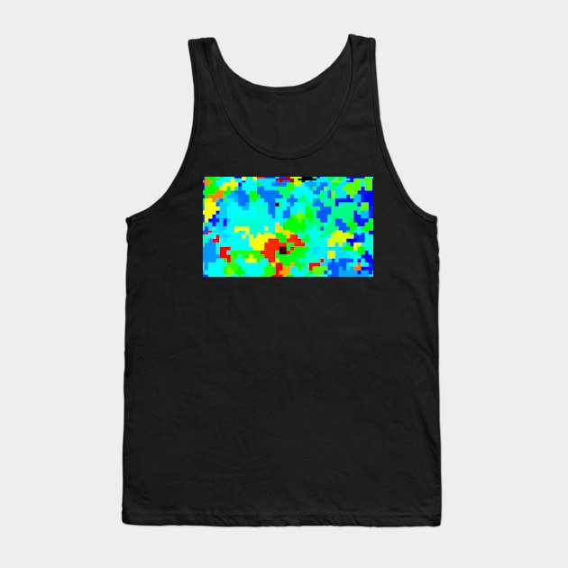 Mess of Pixels Two Tank Top by NovaOven